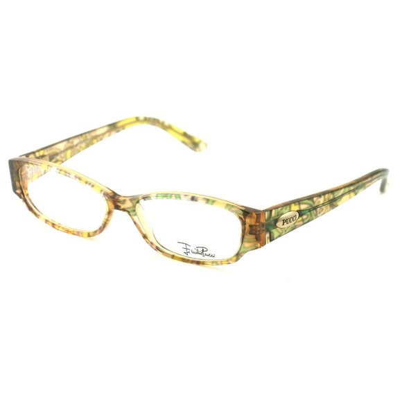 Emilio Pucci Cat Eye Women Havana Green Frame